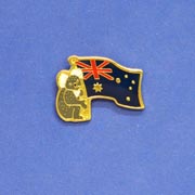 Pin Koala Flag